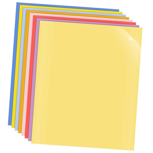 KONTONTY 8 Blätter Wärmeübertragungsfolie: 25 X 30,5 Cm Diy-wärmeübertragungs-vinylblatt - Pu-vinyl Mit Matter Oberfläche Für T-shirts, Stoffe Und Kunsthandwerk KONTONTY 8 Blätter Wärmeübertragungsfolie: 25 X 30,5 Cm Diy-wärmeübertragungs-vinylblatt - Pu-vinyl Mit Matter Oberfläche Für T-shirts, Stoffe Und Kunsthandwerk von KONTONTY