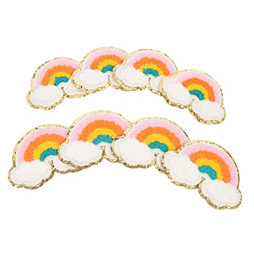 KONTONTY 8 Stück Regenbogenfleck Stich Nähzubehör Patch Aufnäher nähen Hutflecken süße sticker handmade aufnäher Jeansaufnäher kleidungsflicken selber machen Flicken für Kleidung Chenille KONTONTY 8 Stück Regenbogenfleck Stich Nähzubehör Patch Aufnäher nähen Hutflecken süße sticker handmade aufnäher Jeansaufnäher kleidungsflicken selber machen Flicken für Kleidung Chenille von KONTONTY