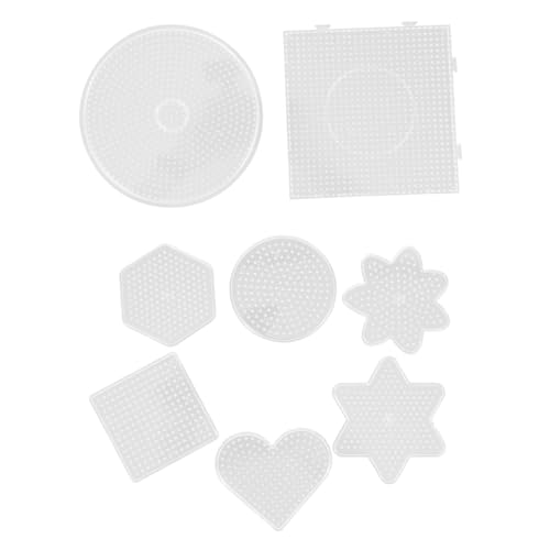 KONTONTY 8 Stück Teiliges DIY Bügelperlen Stecktafeln Transparente Kunststoffplatten für Präzises Basteln Kreative Steckvorlagen für Jugendliche Effizientes Bastelspielzeug KONTONTY 8 Stück Teiliges DIY Bügelperlen Stecktafeln Transparente Kunststoffplatten für Präzises Basteln Kreative Steckvorlagen für Jugendliche Effizientes Bastelspielzeug von KONTONTY