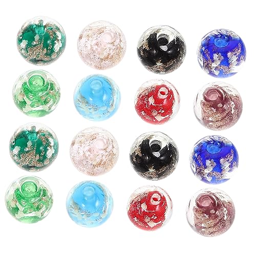 KONTONTY 80 Stück Bunte Glasperlen mit Runde DIY Schmuckperlen für Armbänder Halsketten Vielseitige Bastelperlen für Schmuckherstellung und Handarbeiten KONTONTY 80 Stück Bunte Glasperlen mit Runde DIY Schmuckperlen für Armbänder Halsketten Vielseitige Bastelperlen für Schmuckherstellung und Handarbeiten von KONTONTY