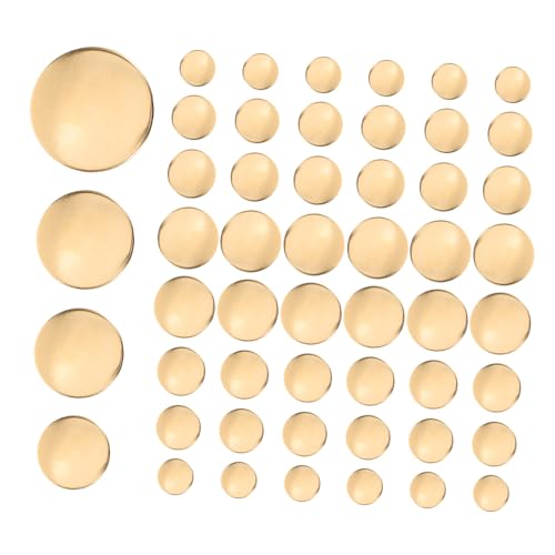 KONTONTY 80 Stück Teiliges Goldene Rundknöpfe Vintage Ersatzknöpfe für Jacken Mäntel Anzüge Uniformen DIY Nähzubehör Robust Vielseitig für Kleidung Reparatur von KONTONTY