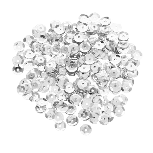 KONTONTY 800 Stück Paillettenperlen Flache Lose Pailletten Grüne Pailletten Klare Pailletten Bulk-pailletten Goldene Strasssteine Bulk Lose Pailletten Tasse Pailletten Runde Silber Pvc KONTONTY 800 Stück Paillettenperlen Flache Lose Pailletten Grüne Pailletten Klare Pailletten Bulk-pailletten Goldene Strasssteine Bulk Lose Pailletten Tasse Pailletten Runde Silber Pvc von KONTONTY