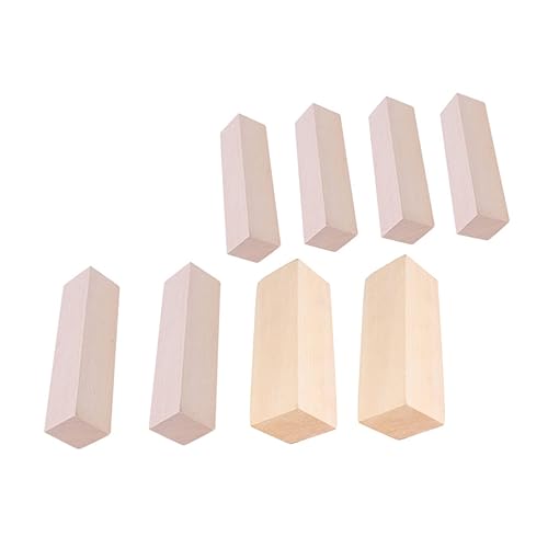 KONTONTY 8Stücke DIY Holzblöcke für Handwerk Unfertige Holzplatten für Projekte Glatt Polierte Holzplatten ohne Splitter KONTONTY 8Stücke DIY Holzblöcke für Handwerk Unfertige Holzplatten für Projekte Glatt Polierte Holzplatten ohne Splitter von KONTONTY