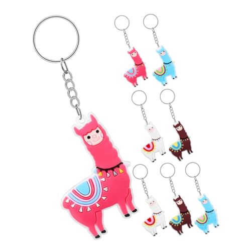 KONTONTY Schlüsselanhänger-ornament 8 Stück Cartoon-alpaka-schlüsselanhänger Party- für Jungen und Mädchen Schlüsselanhänger- Schlüsselanhänger- für Geldbörse Dekoratives Taschen-accessoire KONTONTY Schlüsselanhänger-ornament 8 Stück Cartoon-alpaka-schlüsselanhänger Party- für Jungen und Mädchen Schlüsselanhänger- Schlüsselanhänger- für Geldbörse Dekoratives Taschen-accessoire von KONTONTY