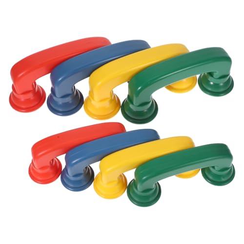 KONTONTY 8pcs Kids Simulation Mobilteil Spielzeug Plastik Realistisches Telefon Handy Mobilteilmodell Für Das Spielen Von Flüsterphonen Für Klassenzimmer Verbessert Die Sprachkenntnisse von KONTONTY