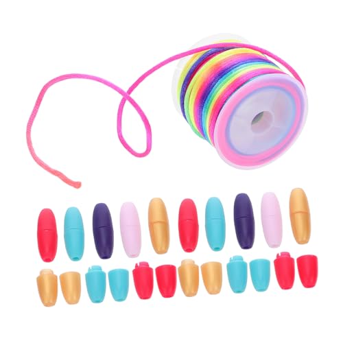 KONTONTY Abnehmbare Sicherheitsschnalle Verschluss Perlenfassanschluss Ausreißerverschluss für Lanyard Kettenverschlüsse und Verschlüsse Schmuckausbruch anschließend Endverschluss Nylon von KONTONTY