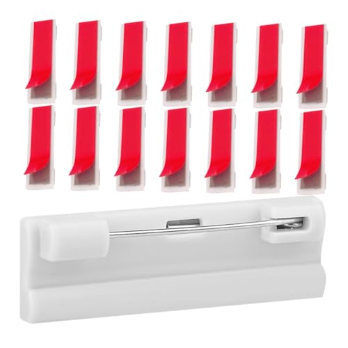 KONTONTY Abzeichen Selbstklebende Id Badge Anstecker Mit Sicherheitsnadel DIY Bastelbedarf Haftende Broschen Für Namensschilder Weiße Badge Pins Sicherheitsnadeln KONTONTY Abzeichen Selbstklebende Id Badge Anstecker Mit Sicherheitsnadel DIY Bastelbedarf Haftende Broschen Für Namensschilder Weiße Badge Pins Sicherheitsnadeln von KONTONTY