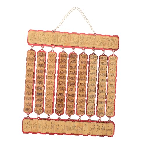 KONTONTY Arabisches Wandpendant Holz Handgefertigte Dekoration für Wohnzimmer und Büro Einzigartiger Hängender Kunstanhänger Kulturelle für KONTONTY Arabisches Wandpendant Holz Handgefertigte Dekoration für Wohnzimmer und Büro Einzigartiger Hängender Kunstanhänger Kulturelle für von KONTONTY