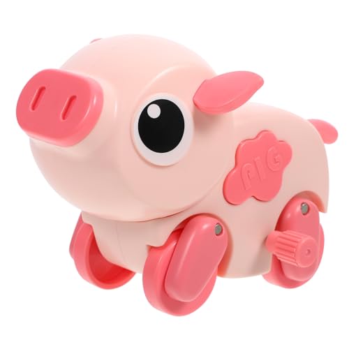 KONTONTY Aufzieh Schwein Lustiges Tiermodell mit Wind Up Mechanismus als Partytüte oder Geburtstagsgeschenk für Farbenfroh und Langlebig Animiert zur von KONTONTY