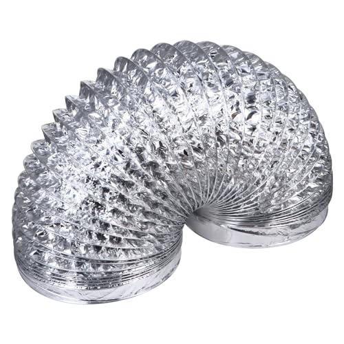 KONTONTY Auspuff Entlüftungsschlauch Luftschlauch Küchenzubehör Flexibler Luftkanal Zweilagiger Teleskopkanal Aluminiumfolie Silver KONTONTY Auspuff Entlüftungsschlauch Luftschlauch Küchenzubehör Flexibler Luftkanal Zweilagiger Teleskopkanal Aluminiumfolie Silver von KONTONTY