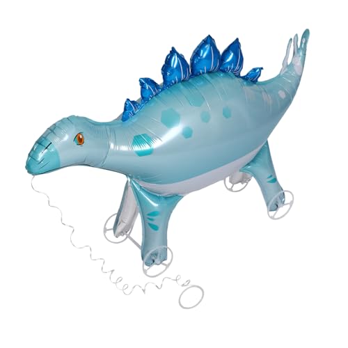 KONTONTY Dinosaurier-ballon Mit Rädern Realistisches Aufblasbares 3d-tier-mobile- Für Kindergeburtstage Babyparty-dekorationen von KONTONTY
