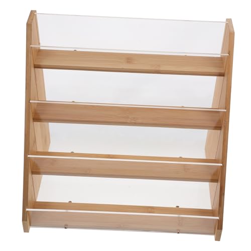 KONTONTY Begrüßungskartenständer Grußkartenaufbewahrung Grußkarten-organizer Postkartenhalter-ausstellungsständer Mehrfachkartenhalter Ausstellungsstand Aus Holz Grußkartenständer Acryl von KONTONTY