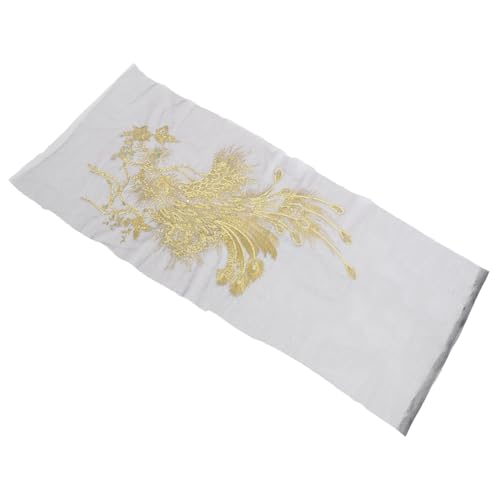 KONTONTY Bestickte Pailletten Applikation Patch Filigraner Bestickter Netzstoff für Brautkleider Diy Kleidung Dekoration Vielseitiger Stoffaufnäher für Hochzeiten und Abendmode KONTONTY Bestickte Pailletten Applikation Patch Filigraner Bestickter Netzstoff für Brautkleider Diy Kleidung Dekoration Vielseitiger Stoffaufnäher für Hochzeiten und Abendmode von KONTONTY