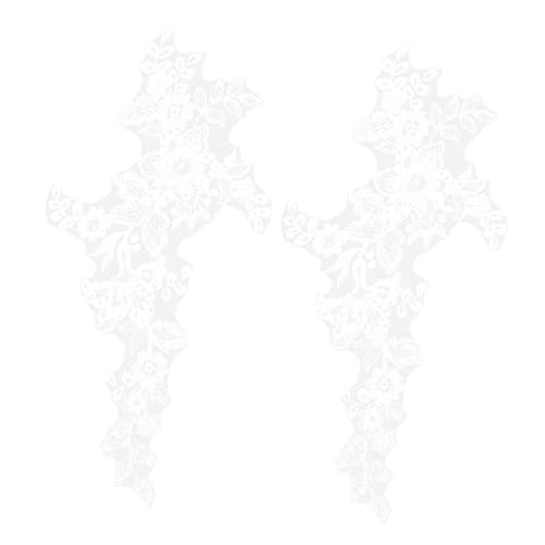 KONTONTY Bestickte Spitzenapplikationen Blüten und Blätterdesign Langlebig und Praktisch für Brautkleider Diy Hochzeitskleidung Verzierung Zubehör von KONTONTY