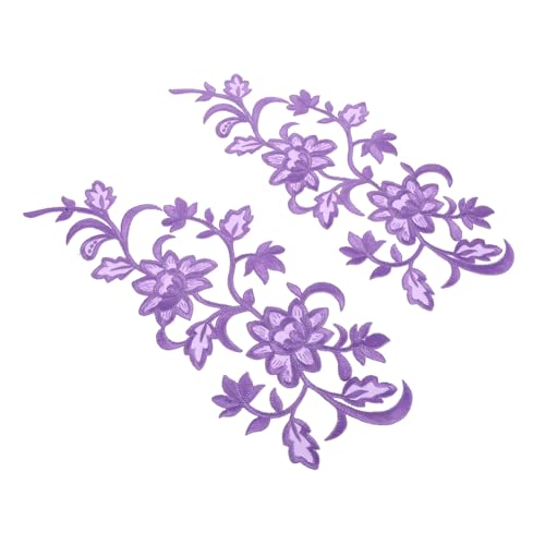 KONTONTY Blumen Stickerei Applikationen zum Aufbügeln und Aufnähen Stoffverzierung für Kleider Jacken Rucksäcke Jeans Hochzeitskleider Präzise Bestickt Vielseitig Einsetzbar Modische von KONTONTY