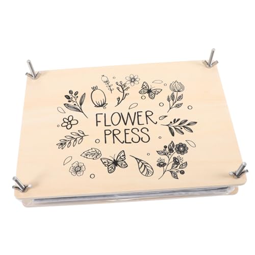 KONTONTY Blumenpresse Set Professionelles Blumenpresswerkzeug für Diy Pflanzen Robuster Platten für Getrocknete Blumen und Kreative Bastelprojekte KONTONTY Blumenpresse Set Professionelles Blumenpresswerkzeug für Diy Pflanzen Robuster Platten für Getrocknete Blumen und Kreative Bastelprojekte von KONTONTY