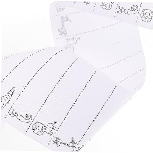 KONTONTY Bügelbare Namensschilder für Kleidung Waschbare Diy Näh Etiketten aus Baumwoll Mischung Strapazierfähige Stoffetiketten zum Aufbügeln und Beschriften für Kinderkleidung KONTONTY Bügelbare Namensschilder für Kleidung Waschbare Diy Näh Etiketten aus Baumwoll Mischung Strapazierfähige Stoffetiketten zum Aufbügeln und Beschriften für Kinderkleidung von KONTONTY