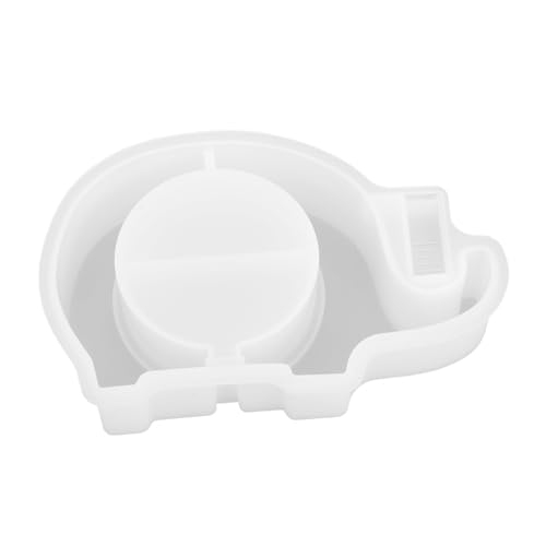 KONTONTY DIY Silikonform Tier Sparschwein Elefant Epoxidharz Gießform Wiederverwendbar Kreative Aufbewahrungsbox für Münzbehälter Geschenkideen von KONTONTY