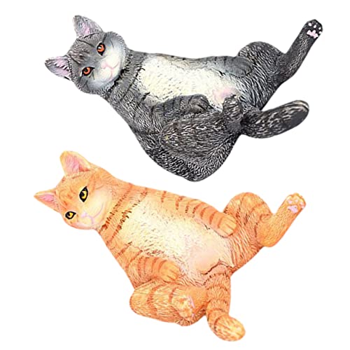 KONTONTY Deko Katzenfigur Katzenstatue Kleine Katzenornament Für Tisch Cartoon Katzen Bastelarbeit Kunstkatzendekor Lebensechte Katzenfigur KONTONTY Deko Katzenfigur Katzenstatue Kleine Katzenornament Für Tisch Cartoon Katzen Bastelarbeit Kunstkatzendekor Lebensechte Katzenfigur von KONTONTY