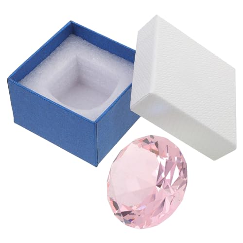 KONTONTY Diamant Tischdeko Hochzeit Rosa Glasdiamant Dekoration für Hochzeiten Partys und Besondere Anlässe Reflektiert Licht für Einen Bezaubernden im Geschenkbox KONTONTY Diamant Tischdeko Hochzeit Rosa Glasdiamant Dekoration für Hochzeiten Partys und Besondere Anlässe Reflektiert Licht für Einen Bezaubernden im Geschenkbox von KONTONTY