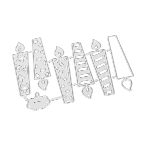 KONTONTY Diy Carbonstahl Stanzform für Scrapbooking und Bastelprojekte Wiederverwendbare Schneidform für Handgemachte Karten und Dekorationen von KONTONTY
