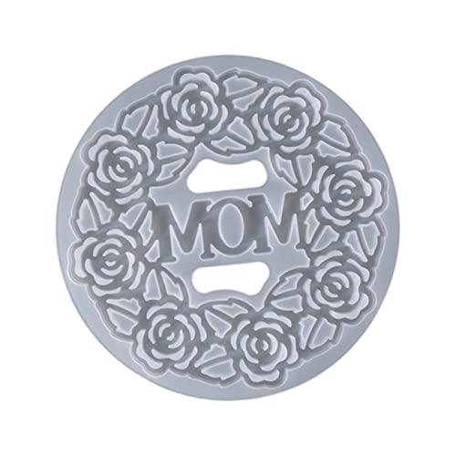 KONTONTY Diy Silikonform für Cup Mat Muttertags Bastelset Epoxidharz Gießform für Untersetzer Hochwertiges Flexibles Material Einfach zu Reinigen für Projekte von KONTONTY