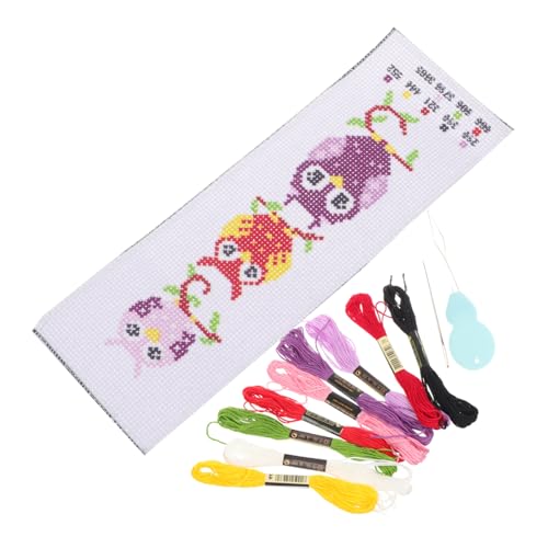 KONTONTY Diy Stickbuchzeichen Stickmaterial für Anfänger Praktische Lesezeichen für Schüler Schriftsteller und Bastel Enthusiasten für und Familie von KONTONTY