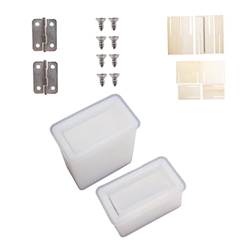KONTONTY Diy Zigarettenbox Gießform Set Silikonformen für Kreative Handarbeiten Einfache Anwendung Flexibles Design für Diy Projekte und Persönliche von KONTONTY