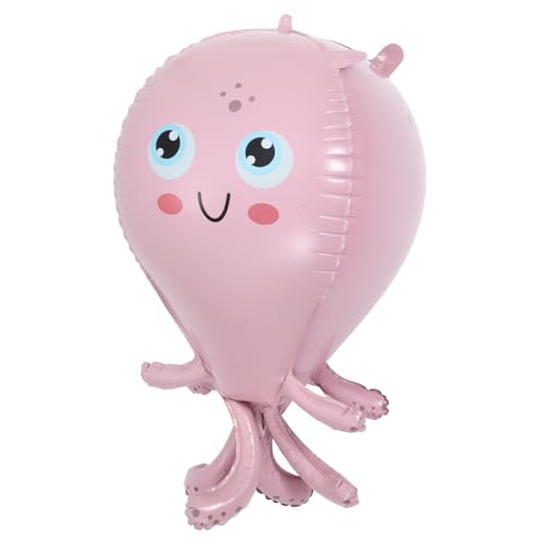 KONTONTY Dreidimensionaler Oktopus-Ballon Fotoballon Kreativer Ballon Party Dekorationen bunt luftballons kreative Folienballons aufblasbare Cartoon-Ballons Aluminiumfolie Rosa KONTONTY Dreidimensionaler Oktopus-Ballon Fotoballon Kreativer Ballon Party Dekorationen bunt luftballons kreative Folienballons aufblasbare Cartoon-Ballons Aluminiumfolie Rosa von KONTONTY