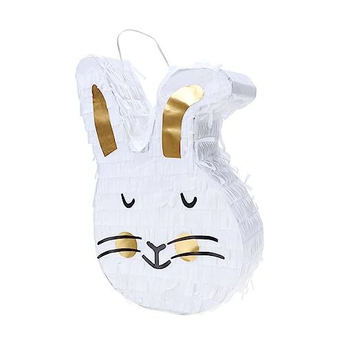 KONTONTY Easter Pinata Hängende Kaninchen Dekoration Papier Anhänger Weiß Cartoon Design Verarbeitung Osterfest Party Schmuck Fröhliche Festliche Atmosphäre KONTONTY Easter Pinata Hängende Kaninchen Dekoration Papier Anhänger Weiß Cartoon Design Verarbeitung Osterfest Party Schmuck Fröhliche Festliche Atmosphäre von KONTONTY