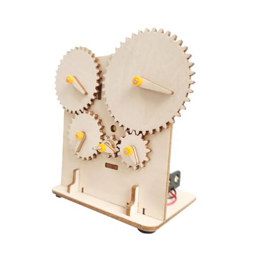 KONTONTY Educational Gear Wissenschaftsbausätze, DIY-holzbausatz, Fördert Die Motorischen Fähigkeiten Und Wissenschaftliche Interesse, Ideal Für Den Einsatz Im Klassenzimmer Und Zu KONTONTY Educational Gear Wissenschaftsbausätze, DIY-holzbausatz, Fördert Die Motorischen Fähigkeiten Und Wissenschaftliche Interesse, Ideal Für Den Einsatz Im Klassenzimmer Und Zu von KONTONTY