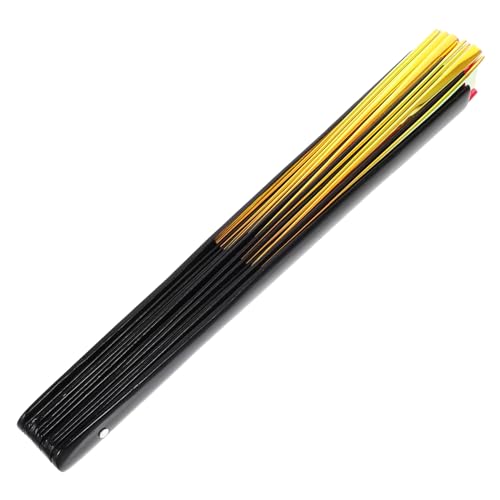 KONTONTY Faltbarer Handfächer im Chinesischen Stil Dekorativer Tanzbarer Fächer aus PVC mit Bambusgriff für Hochzeiten und Partys Leicht und Tragbar Großes Design für Fotografie und KONTONTY Faltbarer Handfächer im Chinesischen Stil Dekorativer Tanzbarer Fächer aus PVC mit Bambusgriff für Hochzeiten und Partys Leicht und Tragbar Großes Design für Fotografie und von KONTONTY