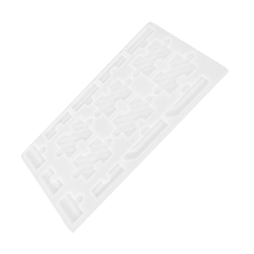 KONTONTY Flexibles Silikon Gießform Schachbrett DIY Epoxidharz Bastelset Langlebig Leicht zu Reinigen Kompatibel mit Harz und Epoxid für Familien und Freundesaktivitäten Bastelerlebnis von KONTONTY