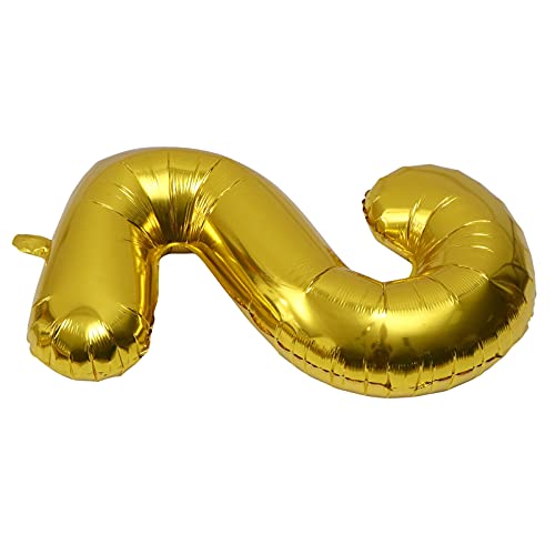 KONTONTY Folienballon Zahl Ballon Für Geburtstagsfeier Und Hochzeitsdekoration Dekorative Luftballons Für Partys KONTONTY Folienballon Zahl Ballon Für Geburtstagsfeier Und Hochzeitsdekoration Dekorative Luftballons Für Partys von KONTONTY