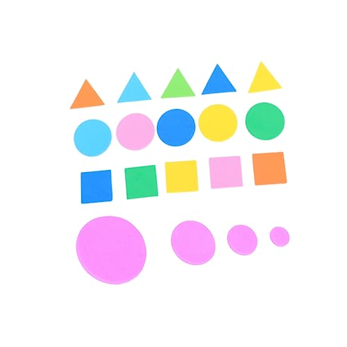 KONTONTY Geometrische Figuren Aufkleber Für Kinder Selbstklebende Eva Formen 1000 Teile Lernspielzeug Für Kreative Bastelideen Verständnis Und Kognition KONTONTY Geometrische Figuren Aufkleber Für Kinder Selbstklebende Eva Formen 1000 Teile Lernspielzeug Für Kreative Bastelideen Verständnis Und Kognition von KONTONTY