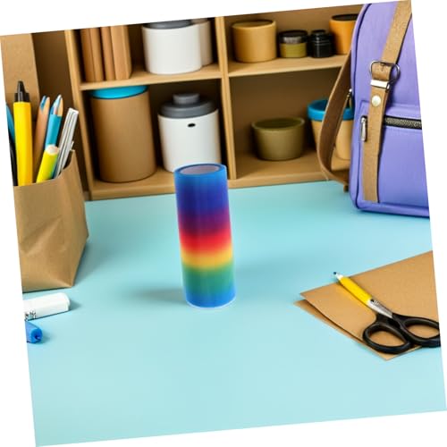KONTONTY Glitzernder Netzstoffrock Partydekor Tüll Polyester Tüllnetz Transparenter Farbverlaufstüll Schillernder Stoff Nähen Tüllband Glitzernder Stoff Farbiger Farbverlaufstüll von KONTONTY