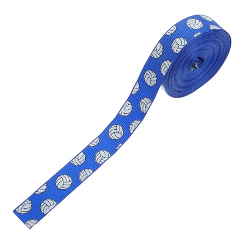 KONTONTY Glitzerndes Volleyball-haarband, Glitzer-bastelbandrolle Für Cheerleader-stirnbänder, Sport-themen-diy-partydekorationen, 9,1 M von KONTONTY