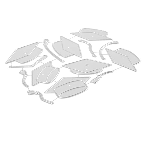 KONTONTY Graduation Cap Cutting Die Multi Use Stanzform für Diy für Grußkarten und Bastelarbeiten Robuste und Praktische Schneidform für Projekte von KONTONTY