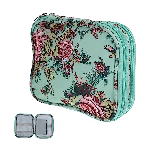 KONTONTY Große Kapazität Häkelnadel Doppel Layer Reißverschluss Organizer für Strickwerkzeuge und Zubehör für Aufbewahrung von Nadeln und Garn KONTONTY Große Kapazität Häkelnadel Doppel Layer Reißverschluss Organizer für Strickwerkzeuge und Zubehör für Aufbewahrung von Nadeln und Garn von KONTONTY