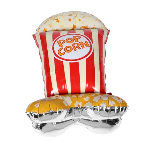 KONTONTY Giant Inflatable Popcorn Balloons Kindergeburtstag Deko Realistische Popcorn-attrappe Für Filmabend Shower Karneval Und Schulveranstaltungen von KONTONTY