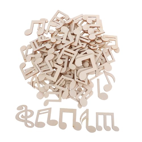 KONTONTY Holz Musiknoten Bastelsets aus Natürlichem Holz Stabile Unbemalte Notenformen für DIY Malprojekte Kreative Holzstücke für Partys und Kinderaktivitäten KONTONTY Holz Musiknoten Bastelsets aus Natürlichem Holz Stabile Unbemalte Notenformen für DIY Malprojekte Kreative Holzstücke für Partys und Kinderaktivitäten von KONTONTY