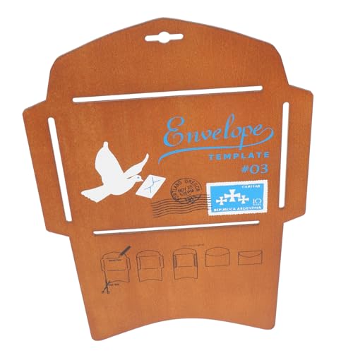 KONTONTY Holz Umschlag Vorlage Für DIY Einladungskarten Design Schablone Für Handschriftliche Karten Langlebig Und Vielseitig Einsetzbar Für Und Grußkarten von KONTONTY