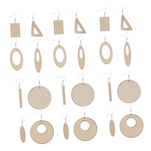 KONTONTY Holzohrringe Teilig Diy Holzanhänger Tropfenform Ohrringe Basteln mit Ohrhaken und Sprungringen für Individuellen Schmuck Kreative Modeschmuck Herstellung KONTONTY Holzohrringe Teilig Diy Holzanhänger Tropfenform Ohrringe Basteln mit Ohrhaken und Sprungringen für Individuellen Schmuck Kreative Modeschmuck Herstellung von KONTONTY