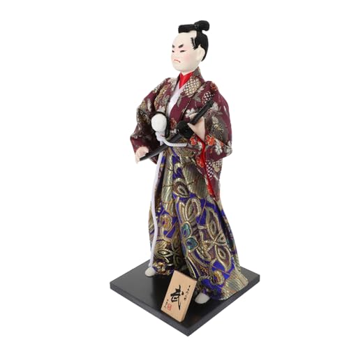 KONTONTY Japanische Puppe Samurai Puppe Ornament Traditionelles Wohndekoration Spielzeug KONTONTY Japanische Puppe Samurai Puppe Ornament Traditionelles Wohndekoration Spielzeug von KONTONTY