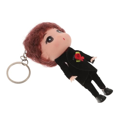 KONTONTY Doll Keychain Charm Stoffpuppe Niedlicher Schlüsselanhänger Für Taschen Vintage Puppen Für Hochzeiten Und von KONTONTY