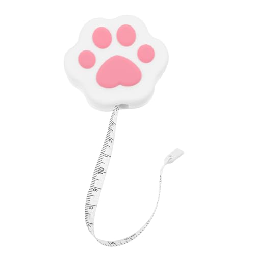 KONTONTY Kawaii Katzenpfoten Maßband Einziehbares Maßband für Kleidung Körpermessungen und Handarbeiten Sicheres und Leichtes Design für Einfaches KONTONTY Kawaii Katzenpfoten Maßband Einziehbares Maßband für Kleidung Körpermessungen und Handarbeiten Sicheres und Leichtes Design für Einfaches von KONTONTY