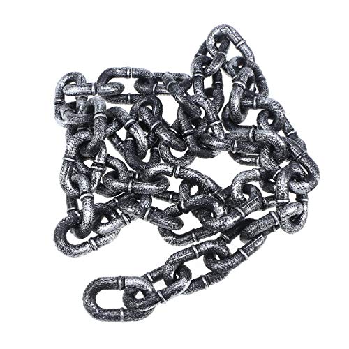 KONTONTY 1 5 M Leichte Kunststoffkette Barrierekette Für Halloween-kostüme Simulations-Requisiten KONTONTY 1 5 M Leichte Kunststoffkette Barrierekette Für Halloween-kostüme Simulations-Requisiten von KONTONTY