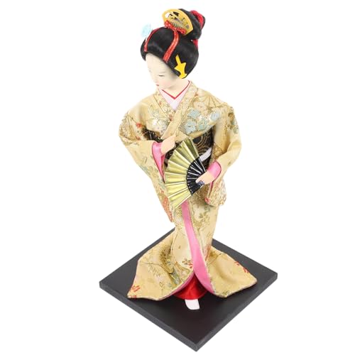 KONTONTY Traditionelle Japanische Kimono-Puppe 30 5 cm Exquisite Heimdekoration Für Restaurant Und Wohnzimmer KONTONTY Traditionelle Japanische Kimono-Puppe 30 5 cm Exquisite Heimdekoration Für Restaurant Und Wohnzimmer von KONTONTY