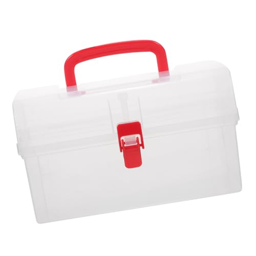 KONTONTY Klarer Aufbewahrungsbehälter für Kosmetik Multifunktionale Box zur Aufbewahrung von Beauty Produkten Schmuck und Bürobedarf Transparent mit Deckel für Einfache KONTONTY Klarer Aufbewahrungsbehälter für Kosmetik Multifunktionale Box zur Aufbewahrung von Beauty Produkten Schmuck und Bürobedarf Transparent mit Deckel für Einfache von KONTONTY
