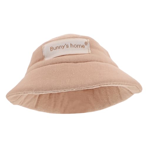 KONTONTY Kleberpuppenhut Puppenkostüm Puppenhüte Selber Machen Puppenmützen Kleine Hüte Zum Basteln Kleiner Hut Miniaturhüte Austauschbare Puppenhüte Mini-Hut Khaki Polyester von KONTONTY